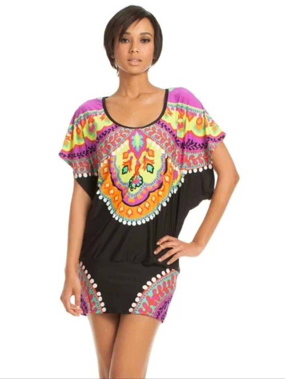 Trina Turk Nuevo Sol Tunic Swim Cover-Up/ Dress